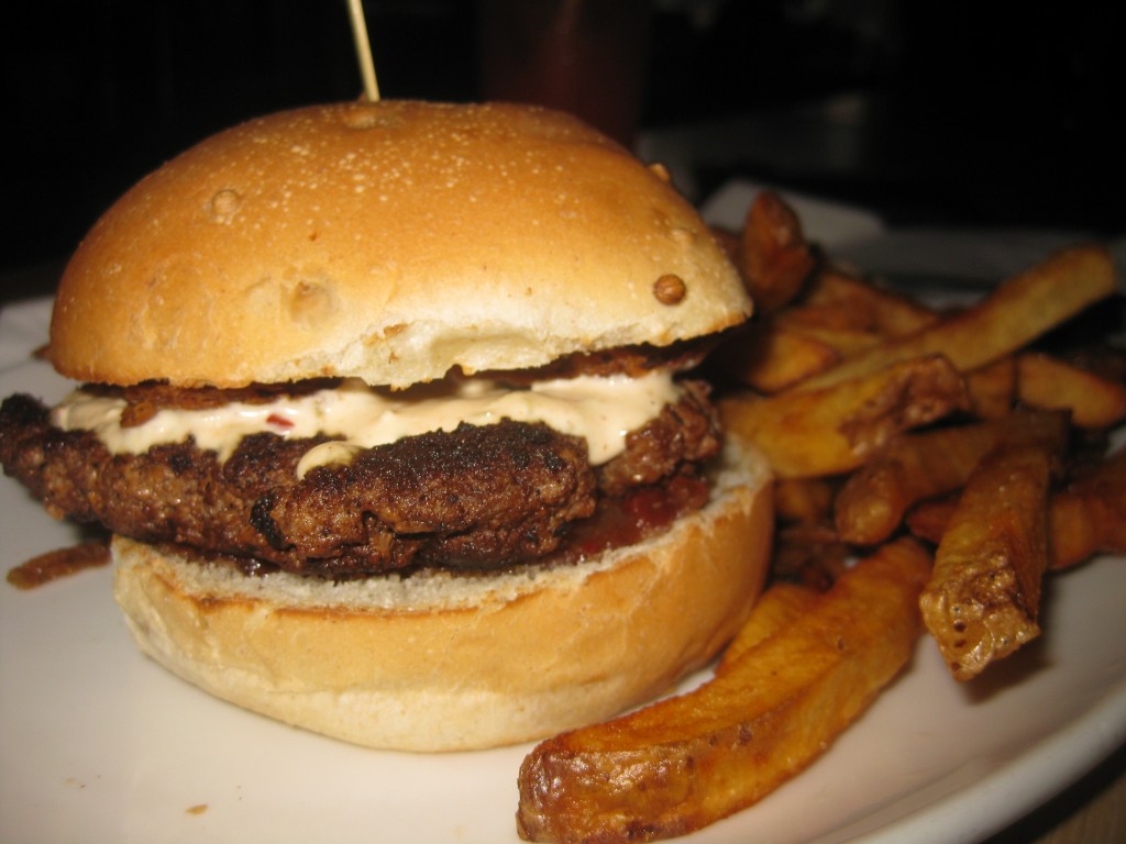 Moroccan Curry Burger from Armview: $13 with $5 going to FEED Nova Scotia