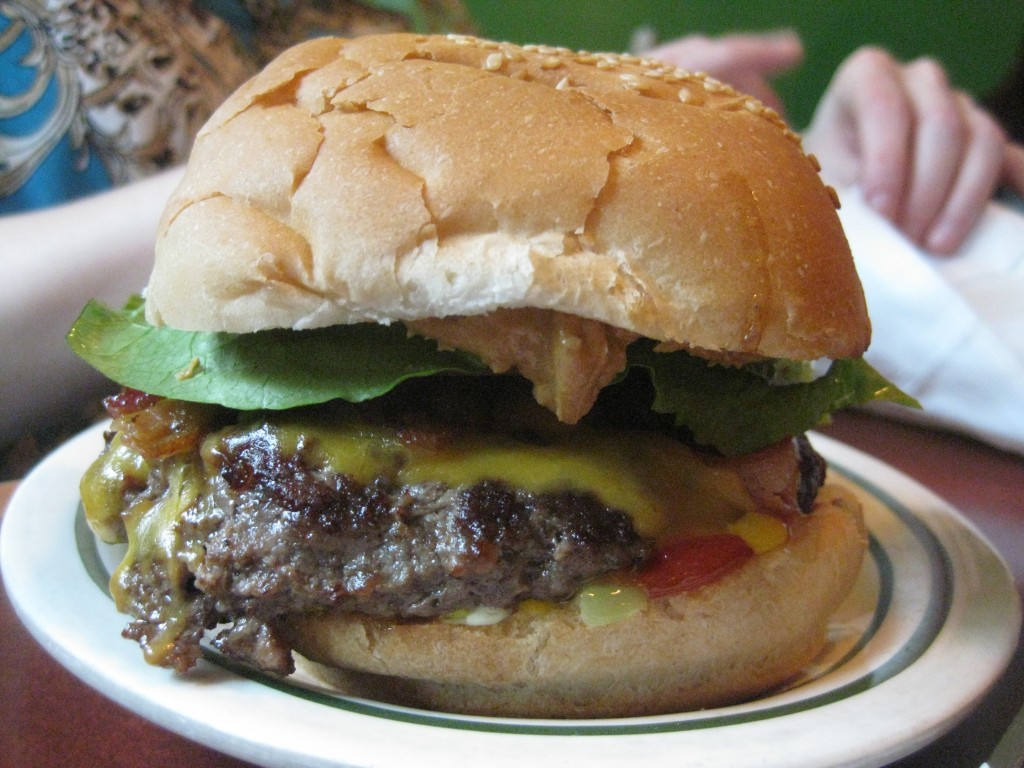 The Peanut Butter Burger from Darrell's: $5