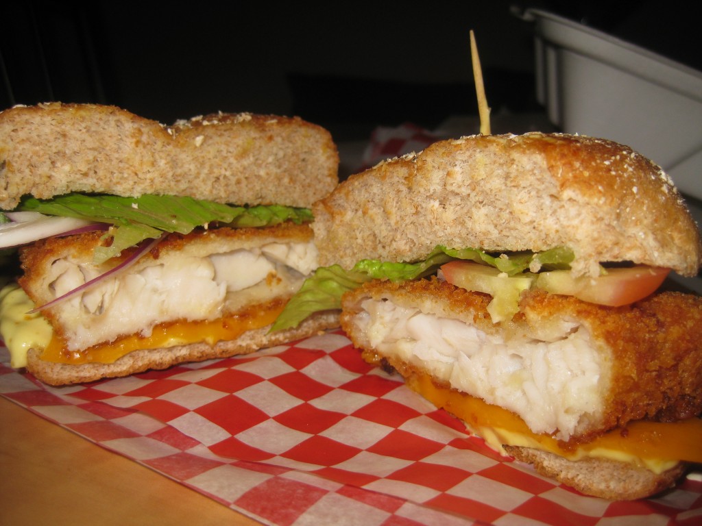 Haddock Burger from Le Bistro: $5