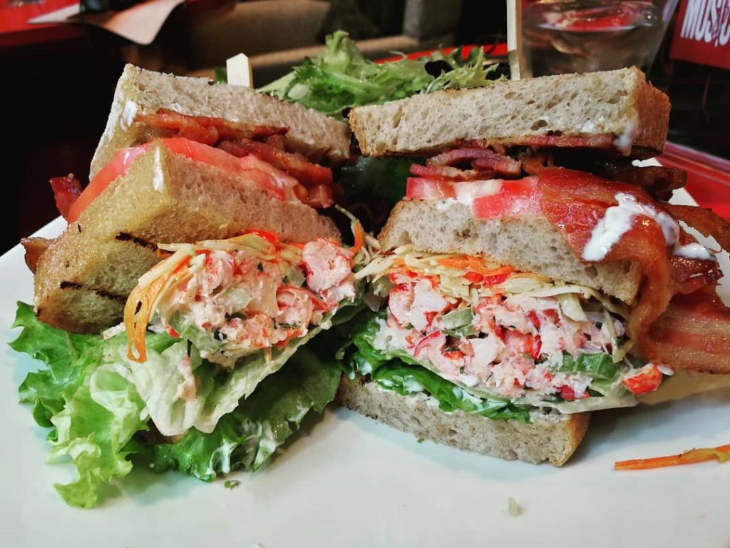 Harbourstone Lobster Clubhouse Sandwich