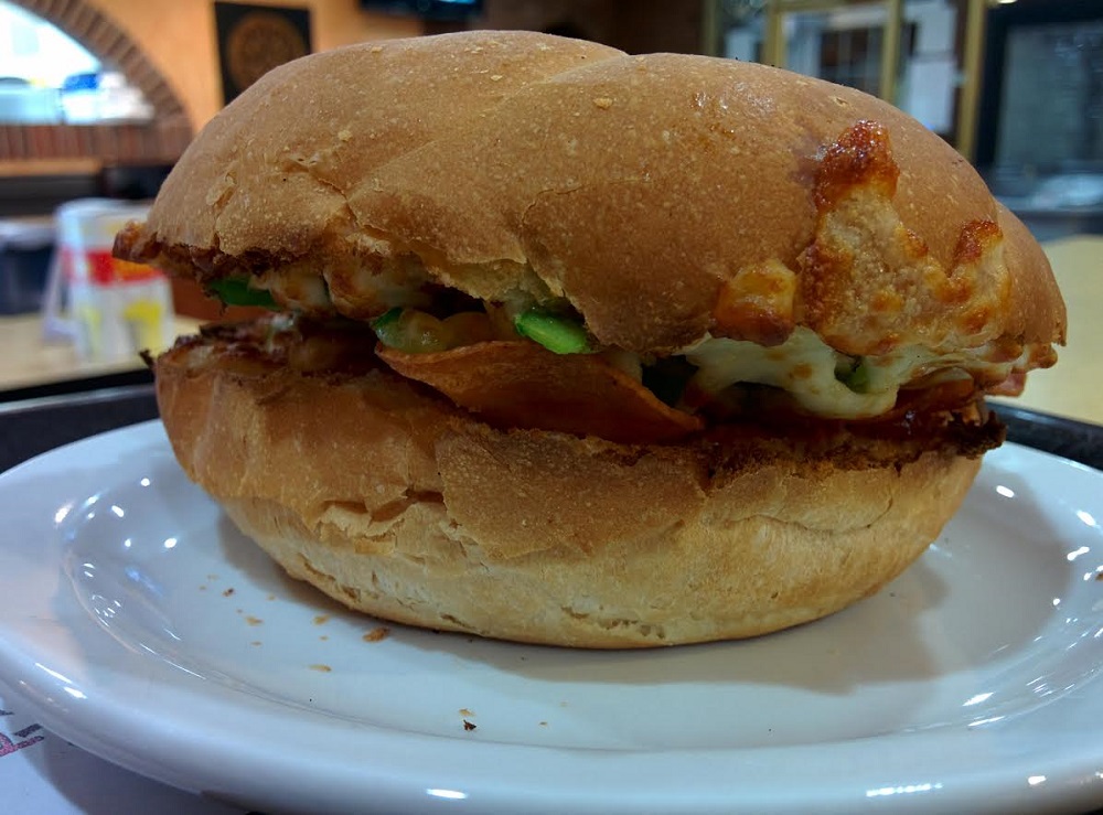 pizza burger - Kenny's