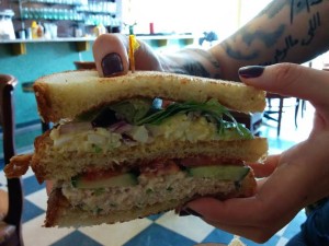 Sandwich Showcase: Triple Decker at Hali Deli