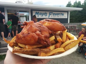 Fish ‘n Chips at Maya’s Favourite