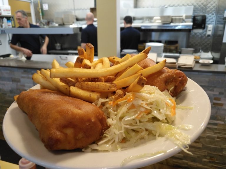 Fish n' Chips at Pleasant St. Diner Eat This Town