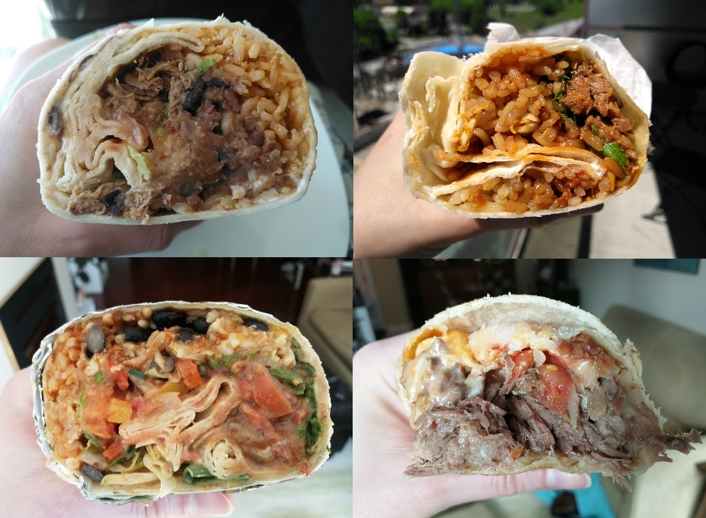 5 Types of Burritos on Spring Garden Road