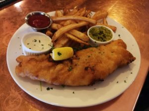 Fish and Chips at the Brown Hound