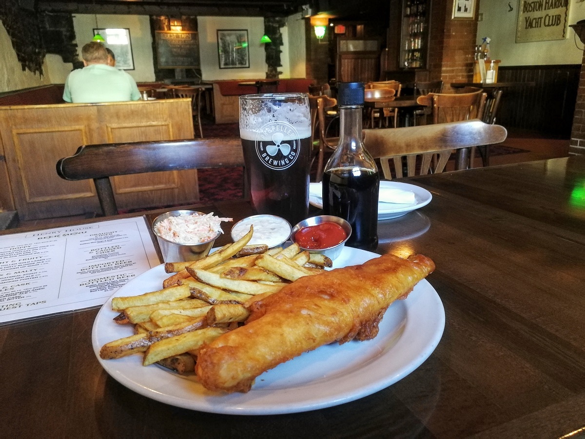 Fish and Chips at The Henry House Downtown Halifax Pubs Quest