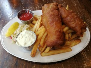 Fish and Chips at The Old Triangle