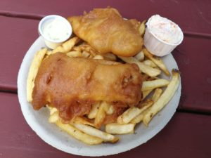 Fish and Chips at Rudy & Olive’s