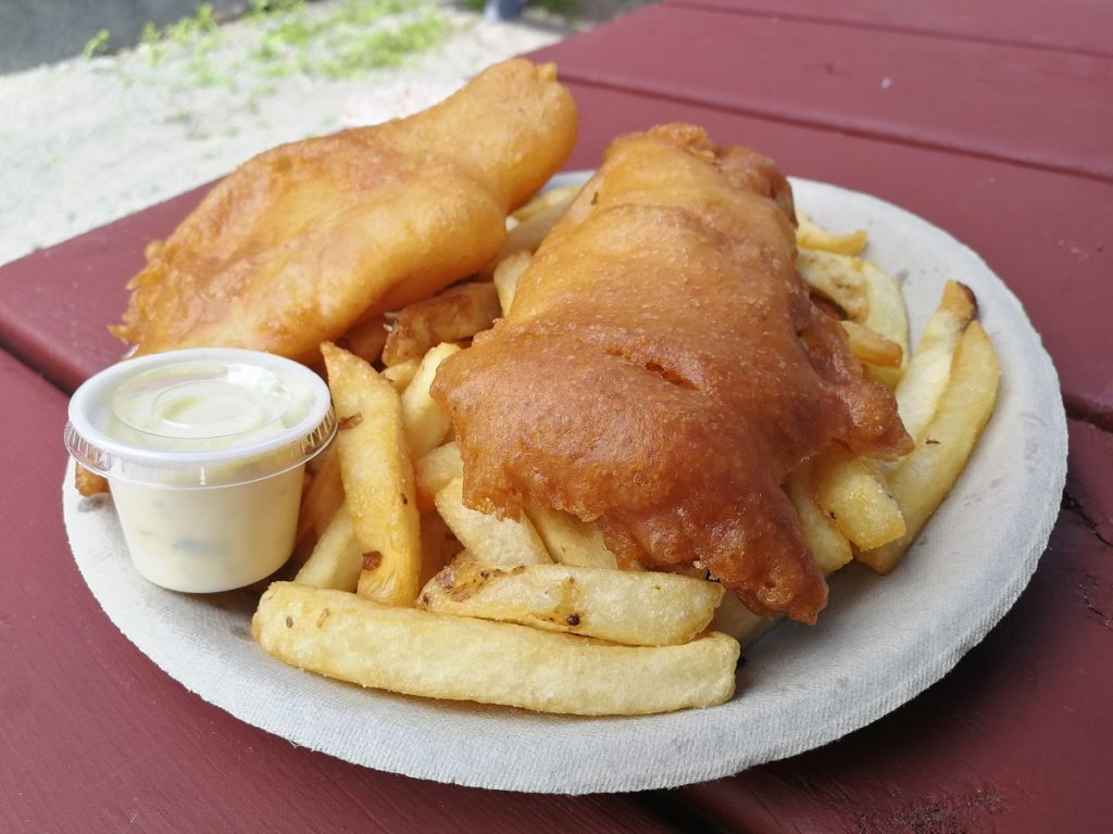 Fish and Chips at Rudy & Olive's